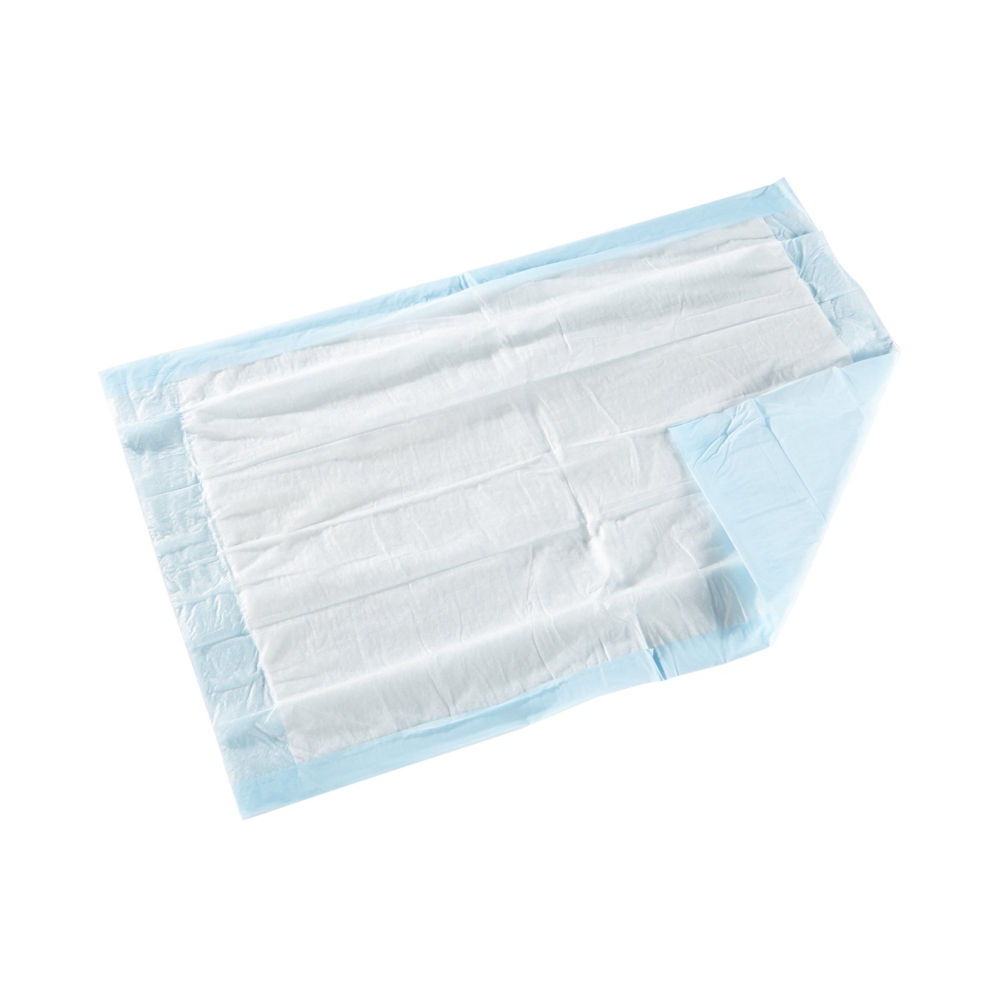 Disposable diaper on a white background
