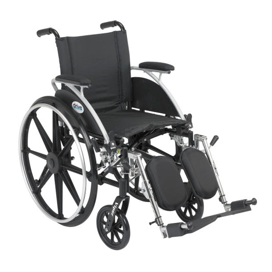 Black wheelchair with visible branding on a white background