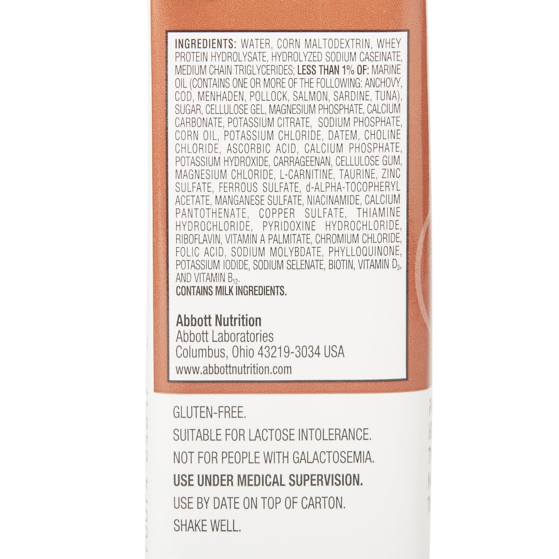 Oral Supplement Vital® HP Unflavored Liquid 8 oz. Reclosable Carton