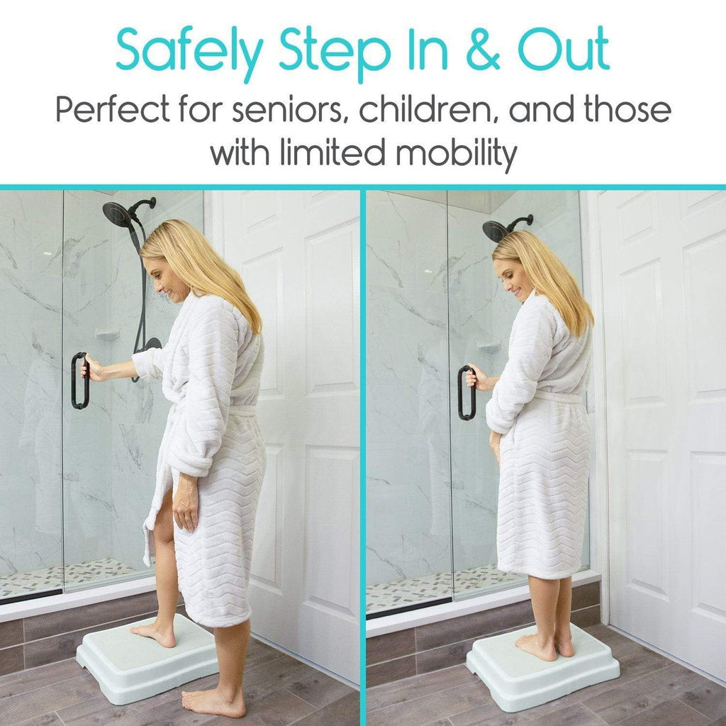 Vive Stackable Slip-Resistant Bath Step
