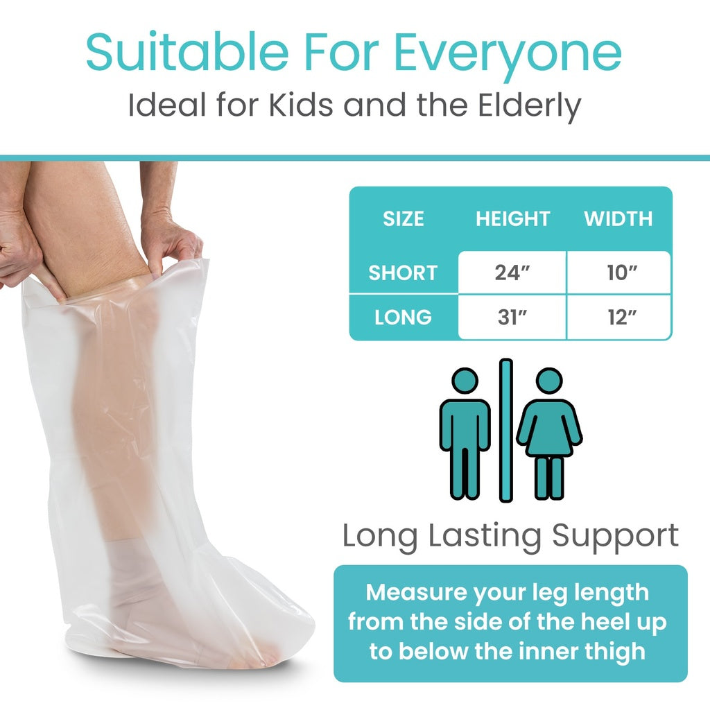 Vive Waterproof Leg Cast Covers fits anyone