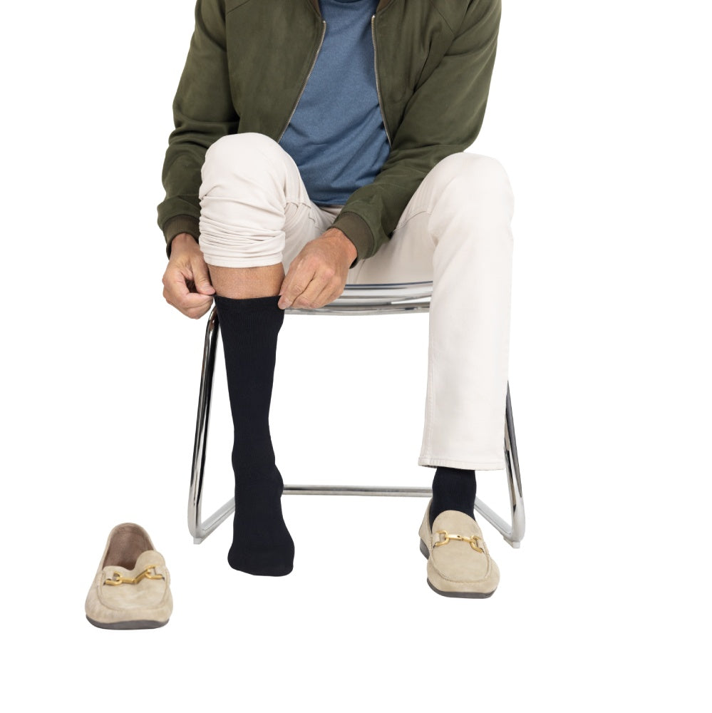 Vive Knee High Men's Compression Dress Socks 20-30mmHg