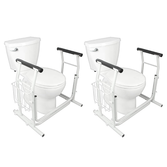 Vive Stand-Alone Toilet Safety Rail – 2 Pack