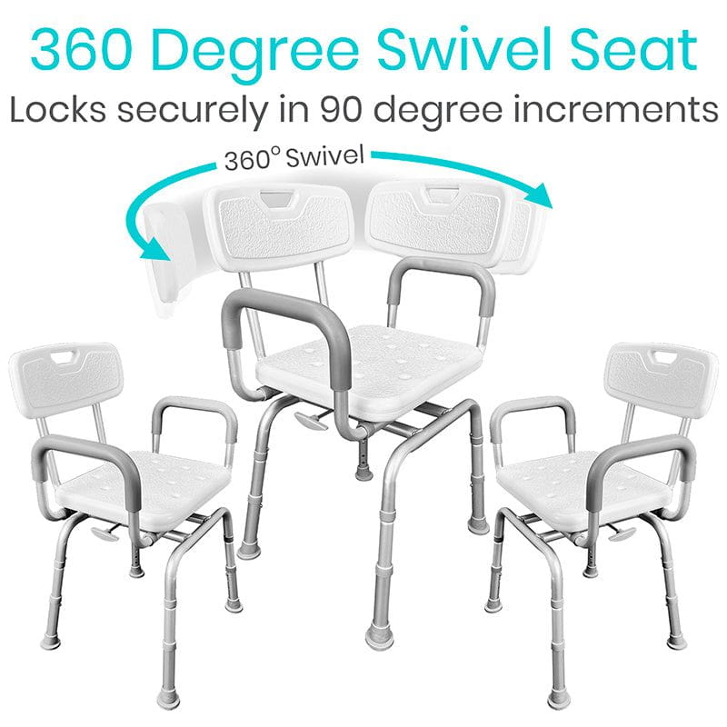 Vive Swivel Shower Chair 360 swivel