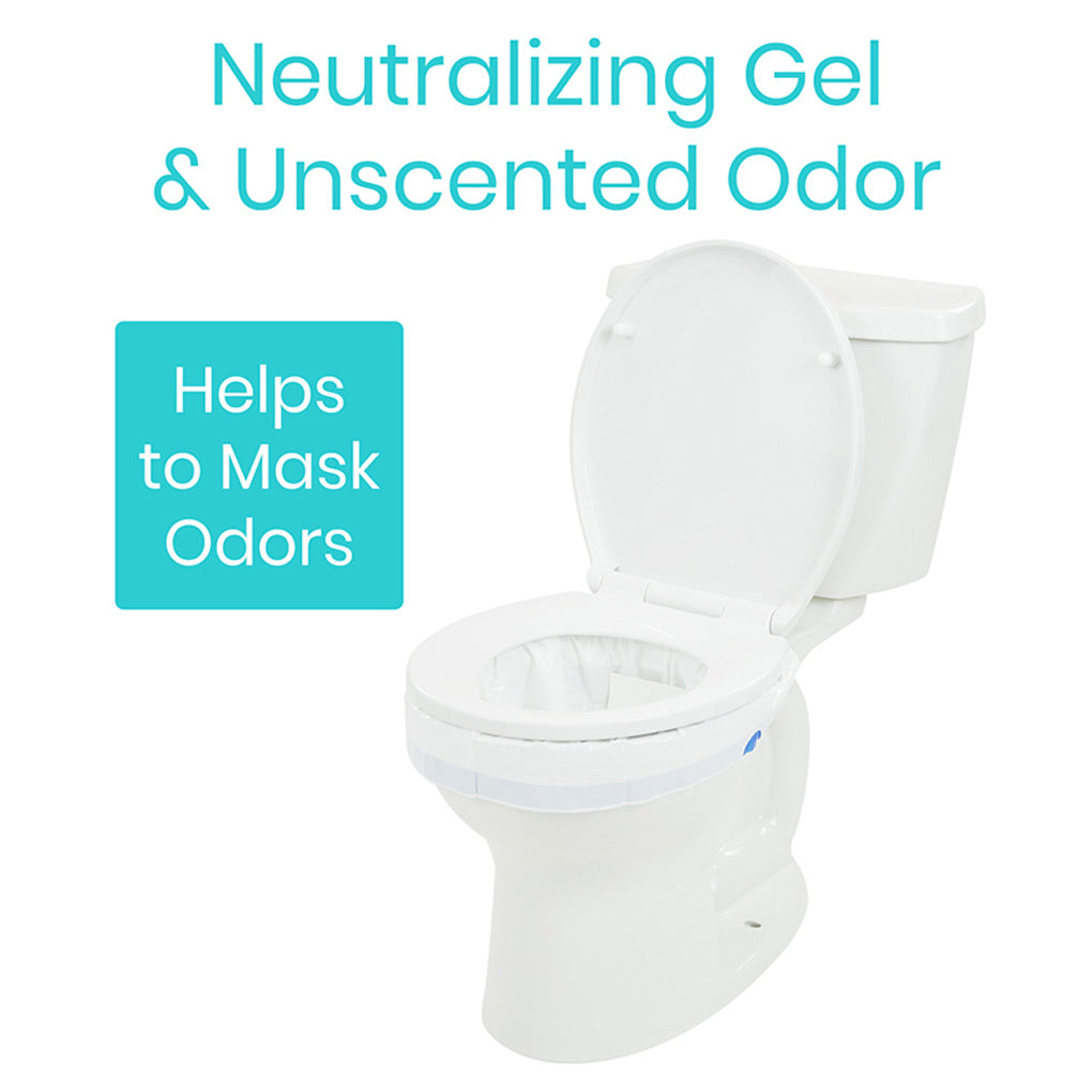 Vive Toilet Bowl Liners with Super Absorbent Pads