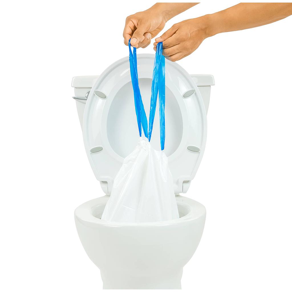 Vive Toilet Bowl Liners with Super Absorbent Pads