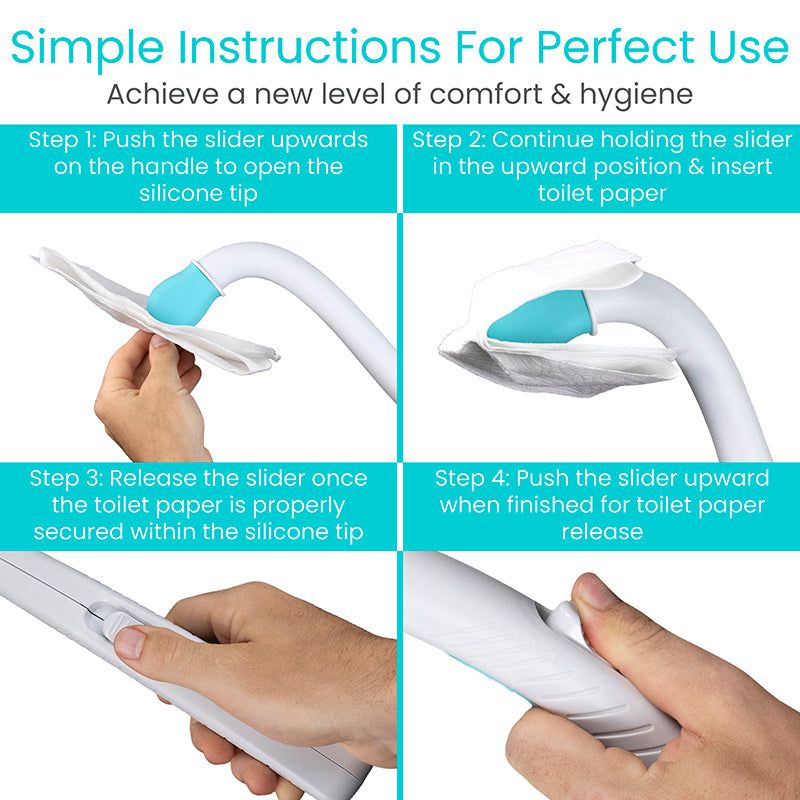 Vive Bathroom Wiping Aid instructions