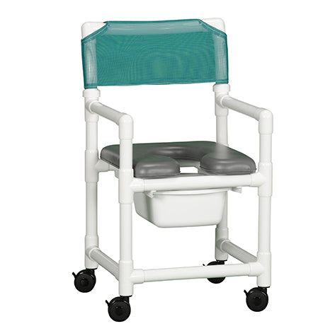 VALUE LINE SOFT SEAT SHOWER CHAIR COMMODE