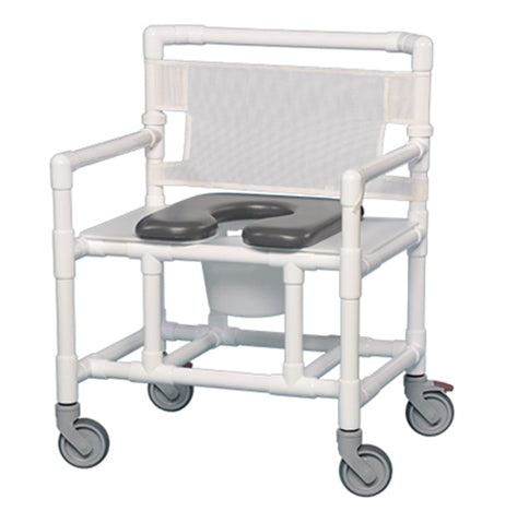 VALUE LINE BARIATRIC SHOWER CHAIR COMMODE 500#