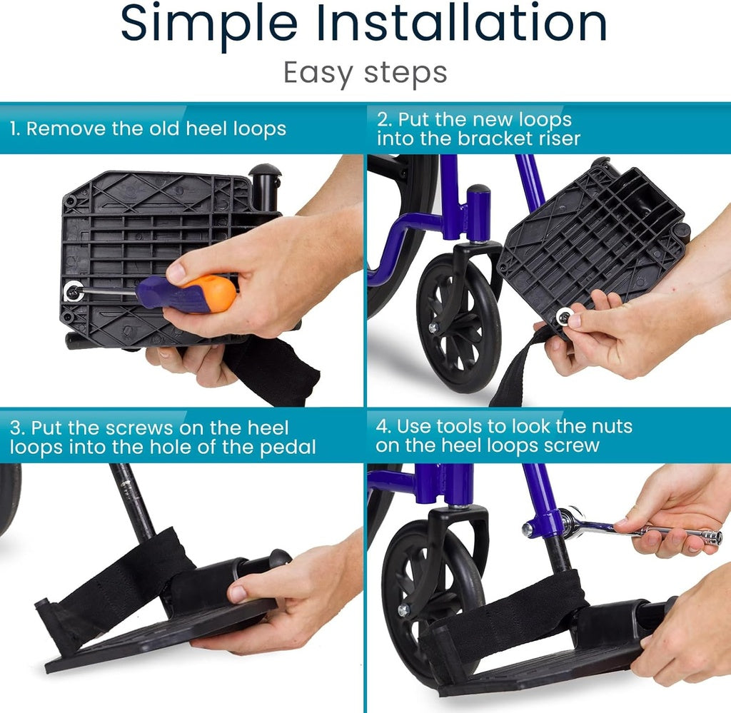 Wheelchair Leg Rest Heel Loop