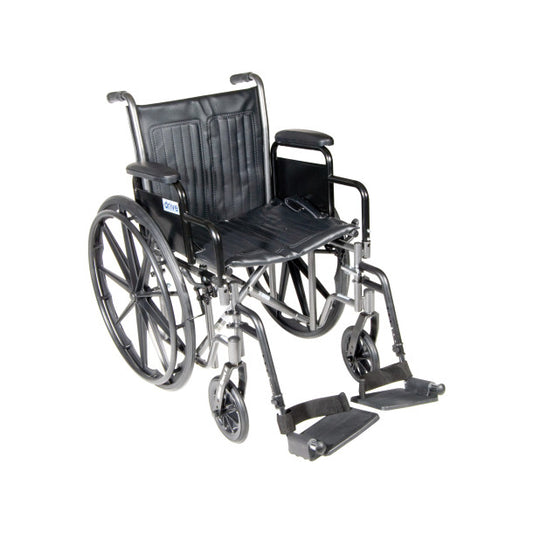 wheelchair with footrests