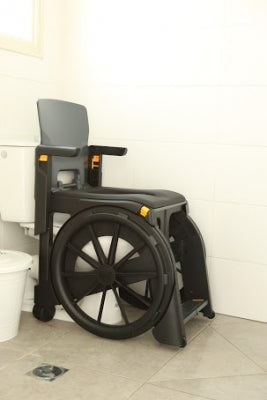 Wheelchair commode