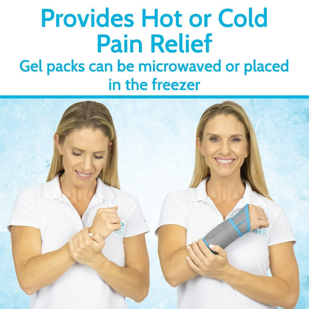 Wrist Ice Wrap with Gel Pack - Hot & Cold Support