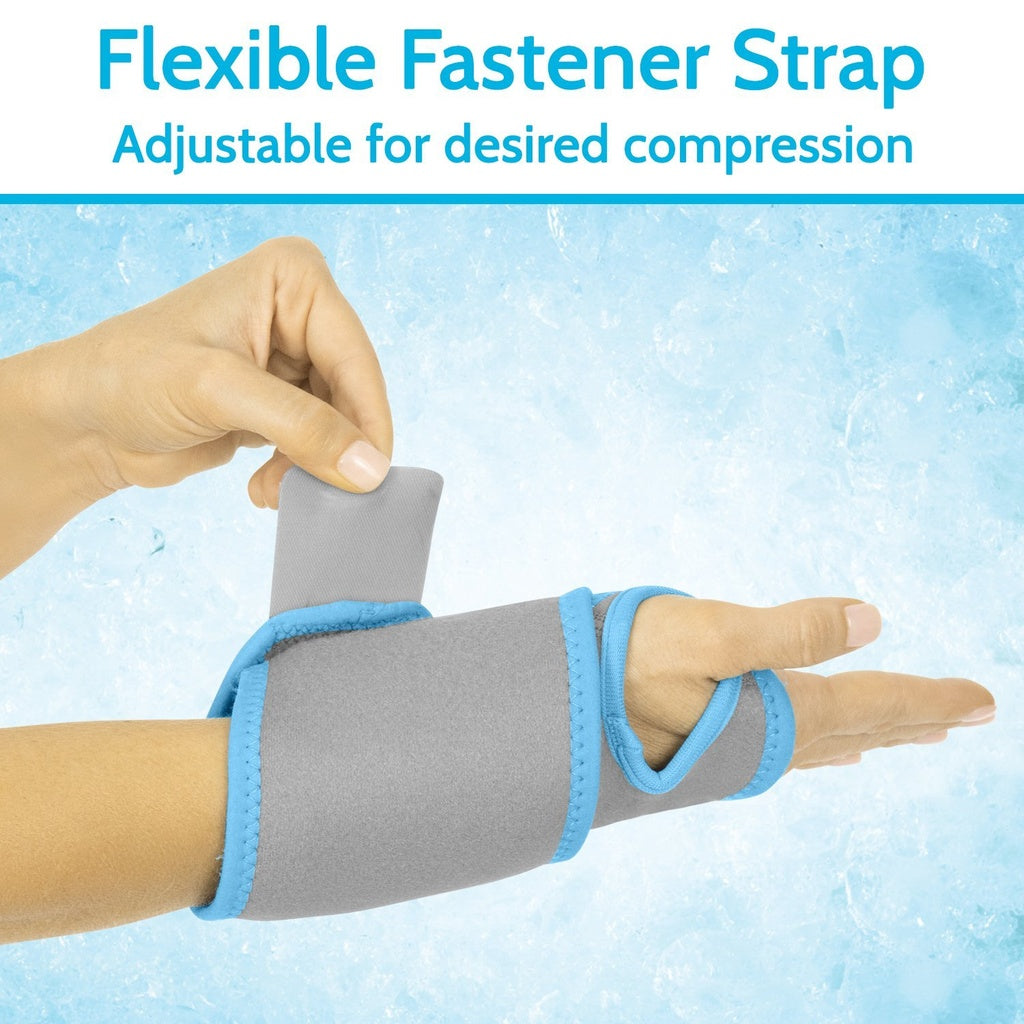Wrist Ice Wrap with Gel Pack - Hot & Cold Support