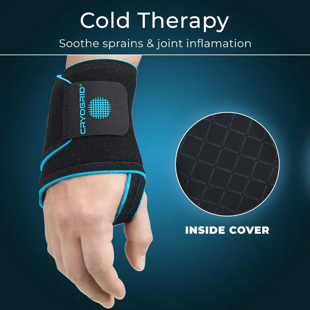 Vive Cryogrid Wrist Ice Wrap – Targeted Cold Therapy for Pain Relief