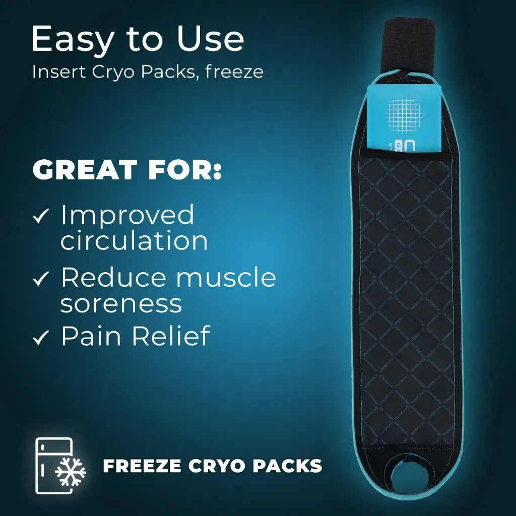 Vive Cryogrid Wrist Ice Wrap – Targeted Cold Therapy for Pain Relief