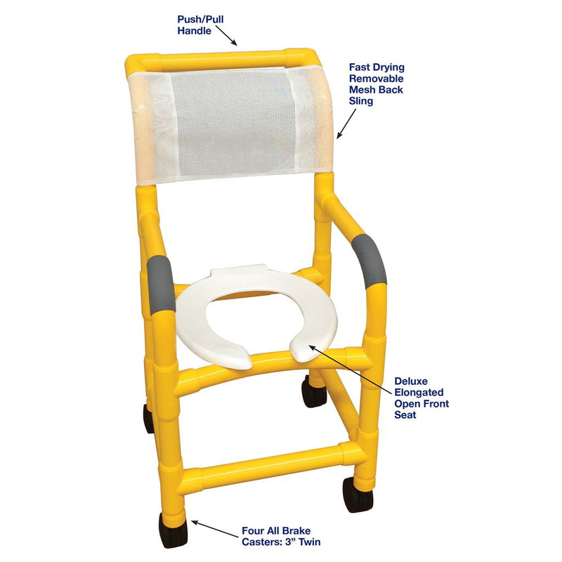 MJM International 115 Series Pediatric & Small Adult Shower Chairs