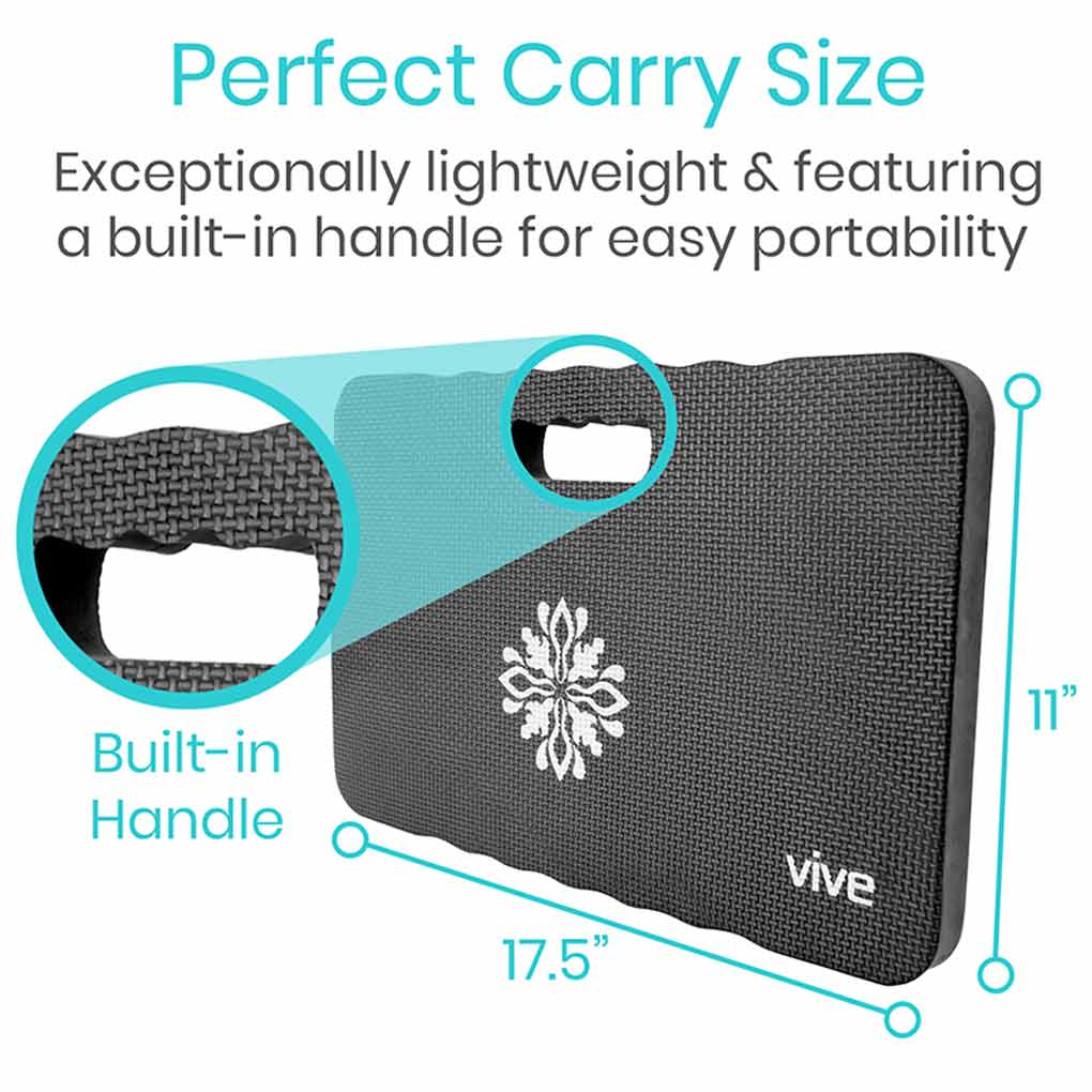 Yoga Knee Cushion - Thick Foam Kneeling Pad for Yoga, Exercise & Gardening