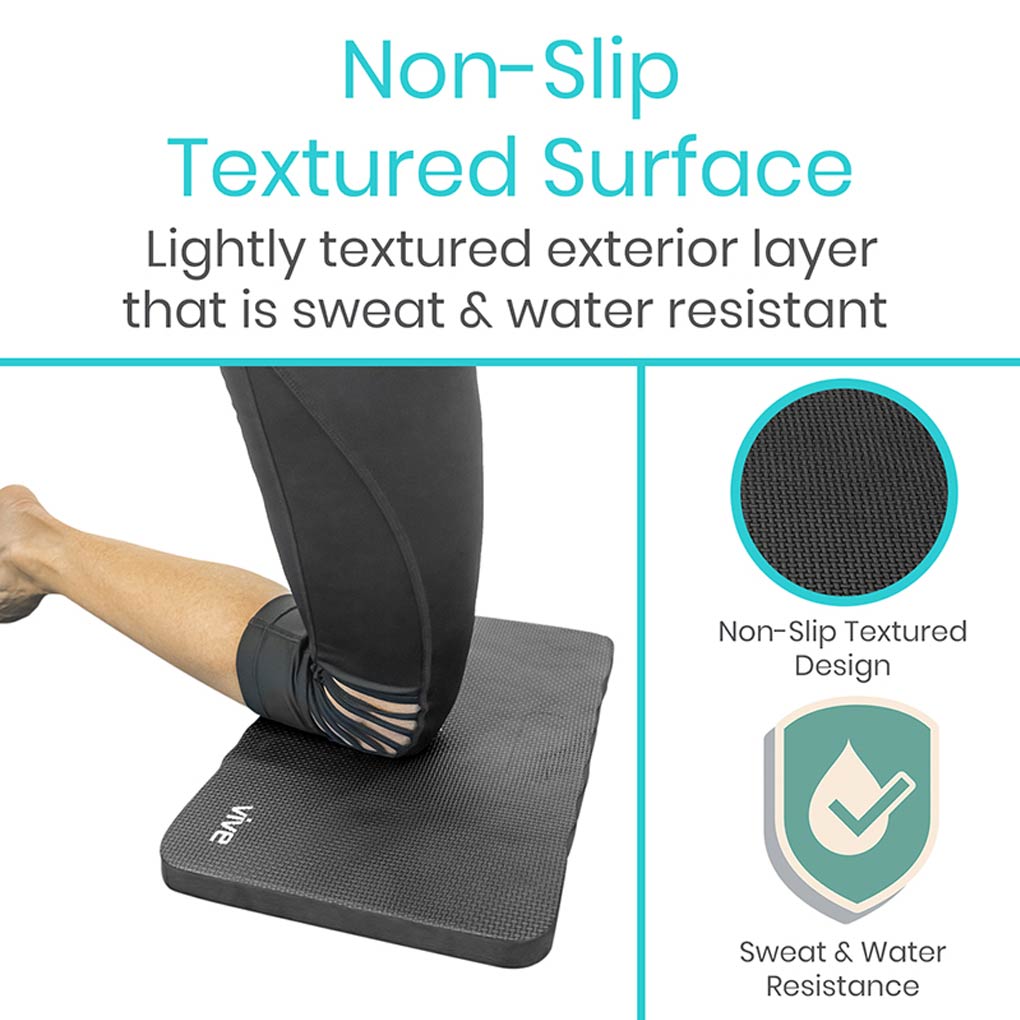 Yoga Knee Cushion - Thick Foam Kneeling Pad for Yoga, Exercise & Gardening