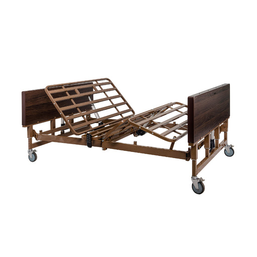 adjustable bed frame on a white background