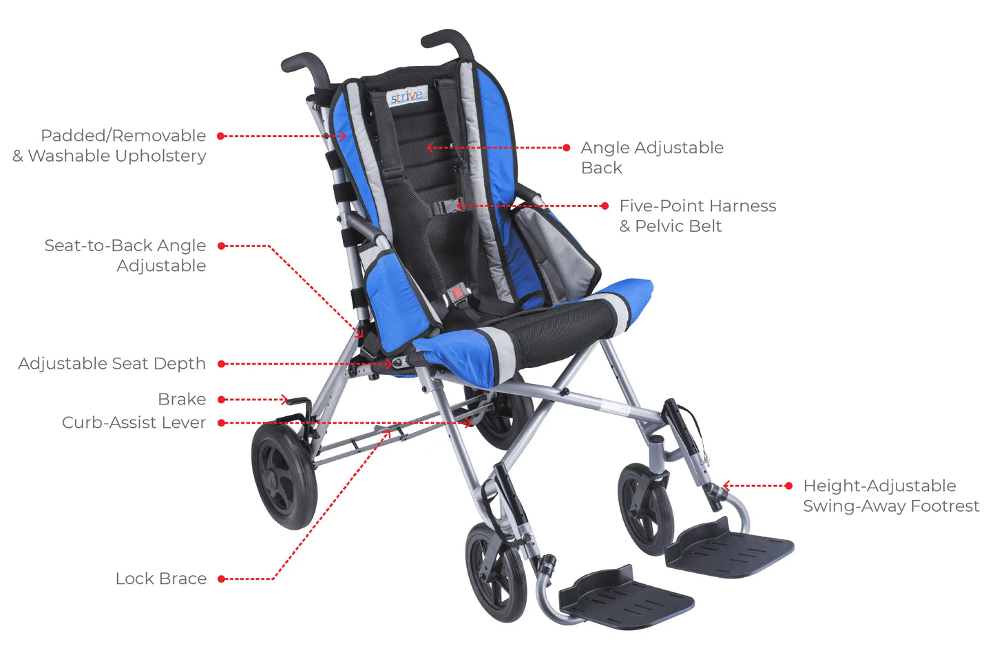 Strive Special Needs Stroller by Circle Specialty